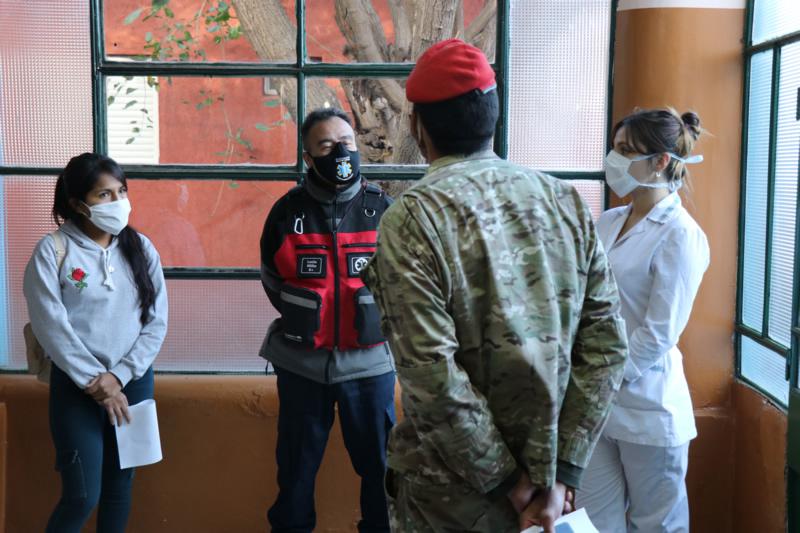 Voluntarios en el COE 2