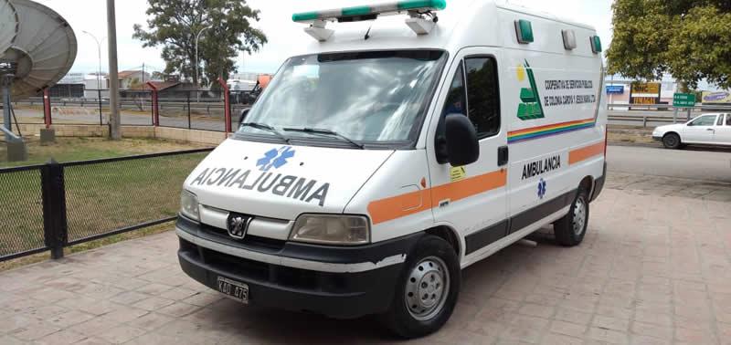 Ambulancia donada al Hospital