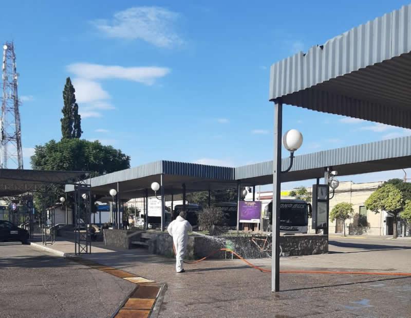 Desinfección de la Terminal