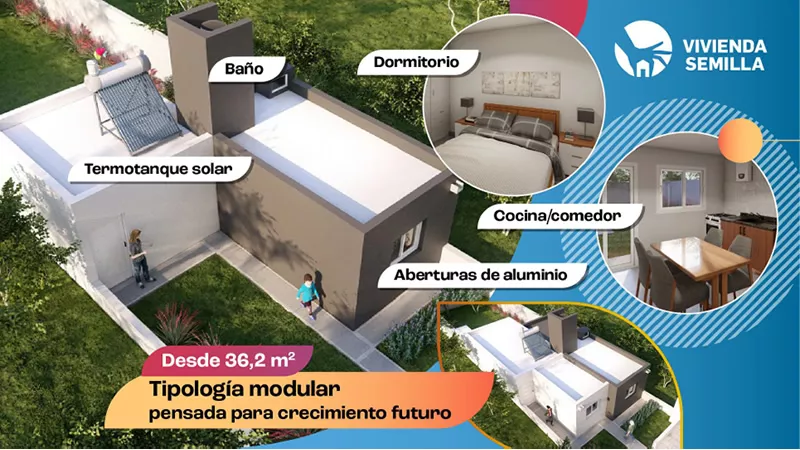 Vivienda Semilla plano