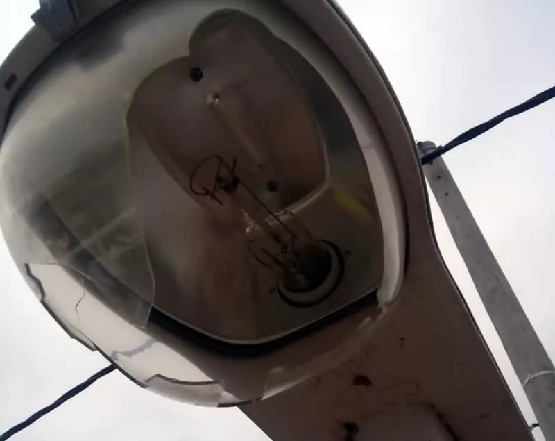 Vandalismo en luminarias