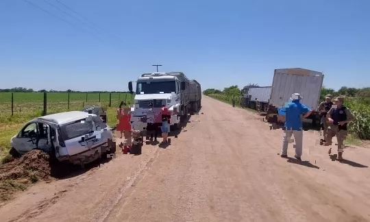 Choque en Los Quebrachos