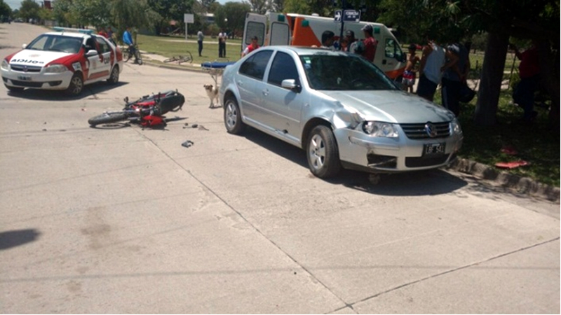 Accidente moto