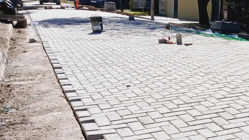 Adoquinado en Sinsacate 3