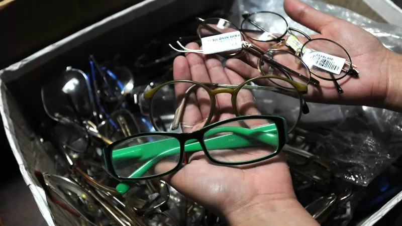 Anteojos reciclados