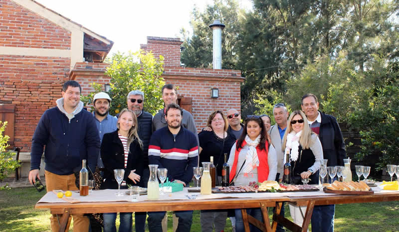 Visita de directivos de American