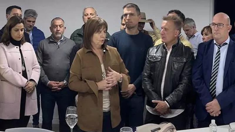 Bullrich en la zona