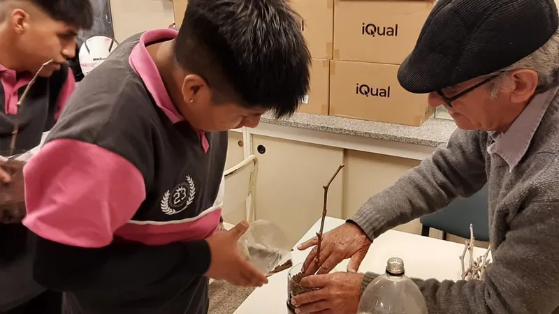 Charla en escuelas sobre la vid