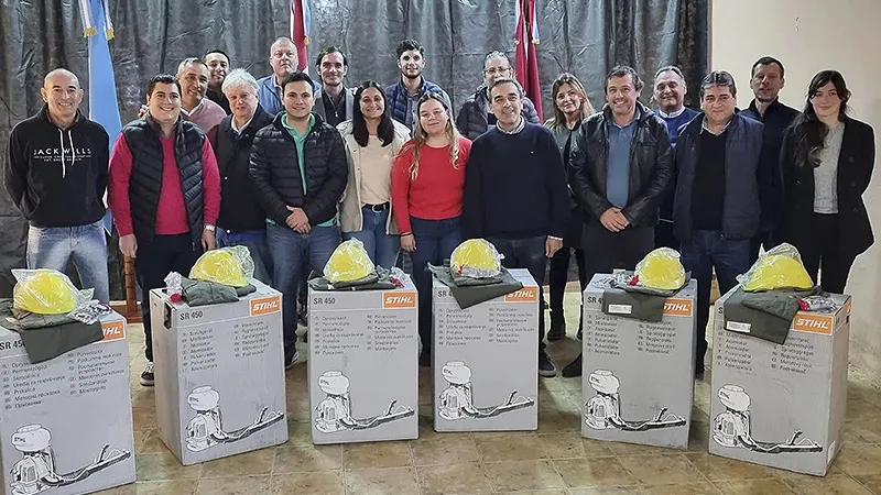 Entrega de equipamiento de fumigación