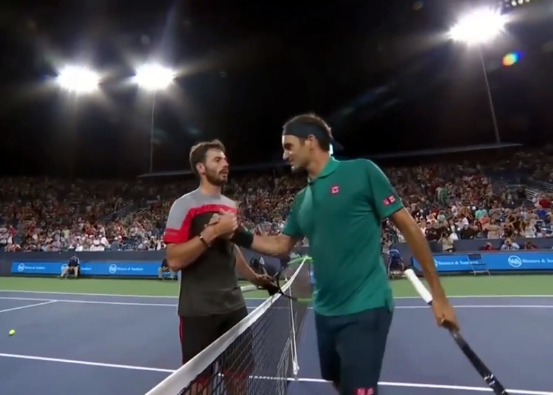 Lóndero con Federer