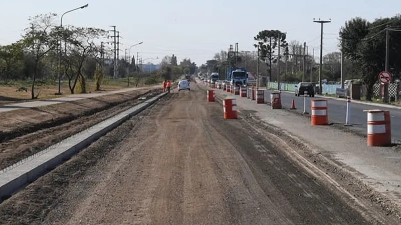 Ruta 9 en obra