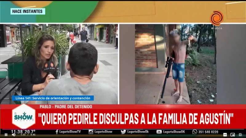 Nota al padre del asesino de Agustín Avila