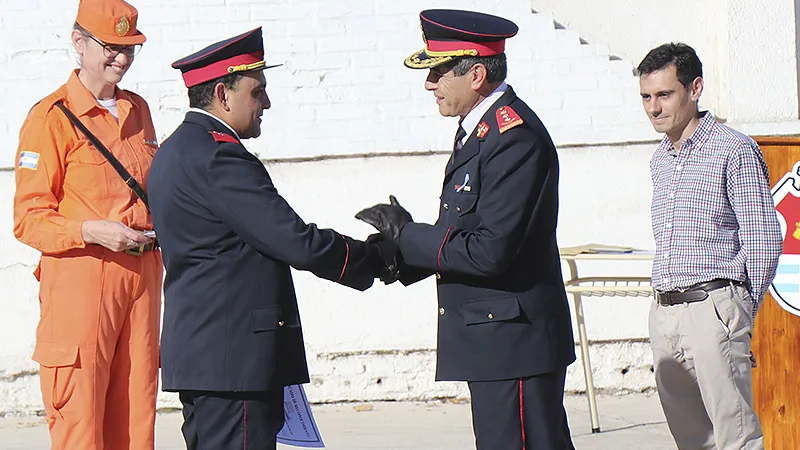 Reconocimiento a bombero Márquez