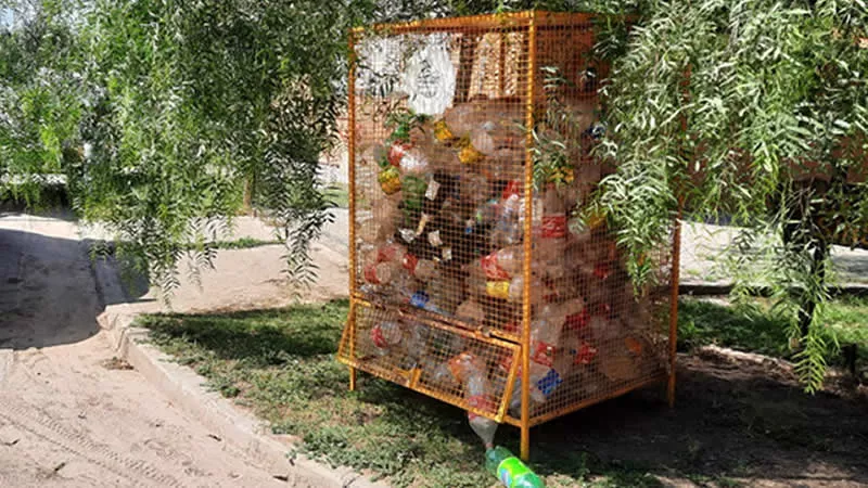 Botellas recicladas