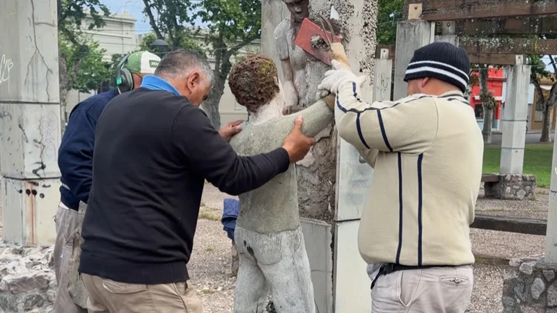 Retiro de esculturas