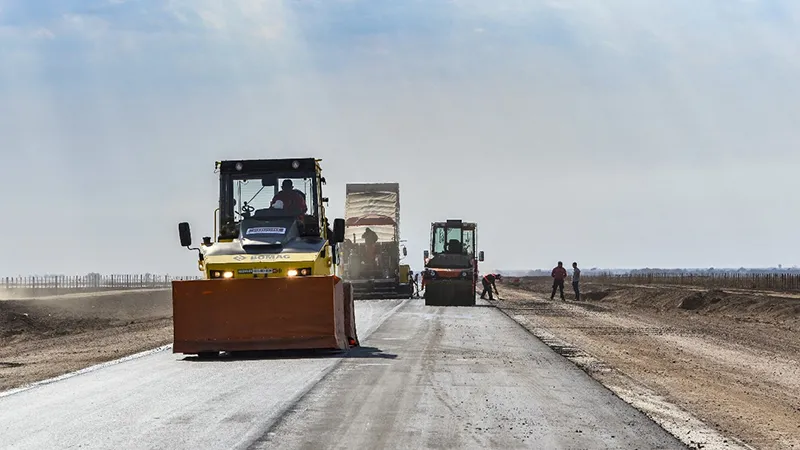 Pavimentación ruta 16