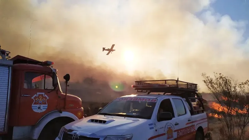Incendio en La Paz