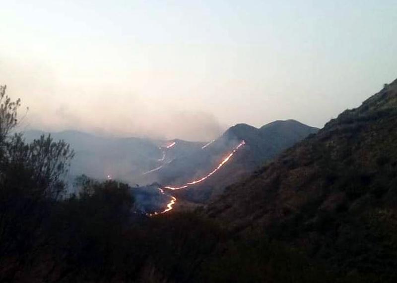 Incendios en Sierras Chicas