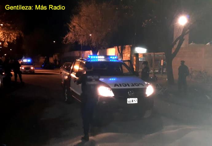 Operativo policial en el Obrador