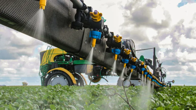 Pulverizadora terrestre