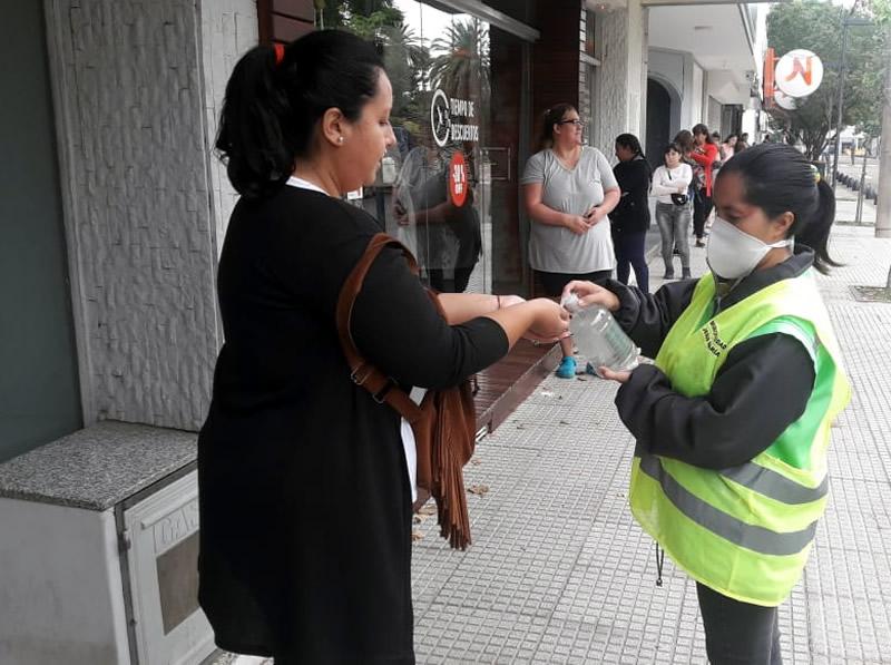 Sanitización en la calle
