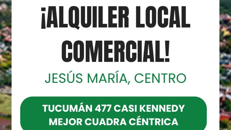 Alquiler local comercial