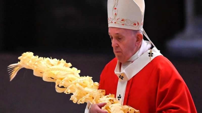 Papa Francisco en Domingo de Ramos