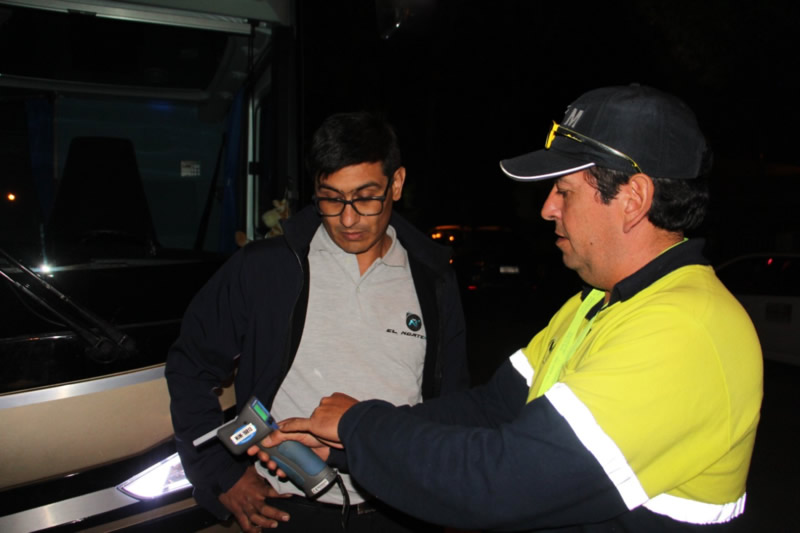 Alcotest a choferes de colectivos