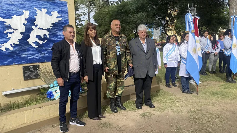 Acto por Malvinas en Totoral