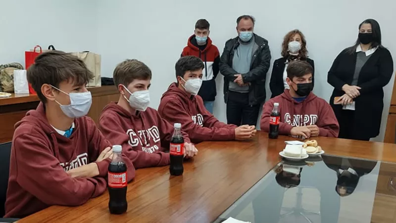 Alumnos becados en Italia