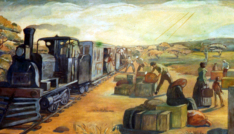Llegada de colonos a CC