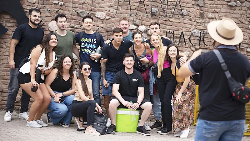 Selfies en el anfiteatro