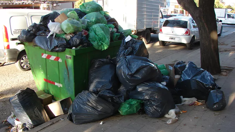 Basura amontonada