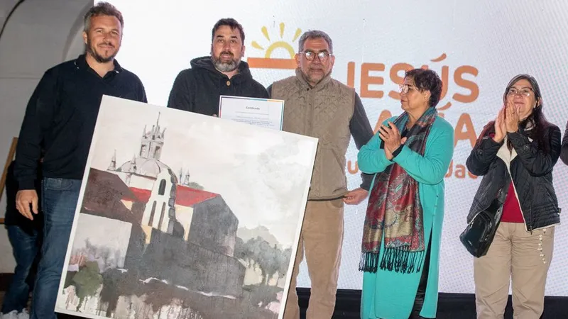 Mario Domínguez ganador Pintores Paisajistas