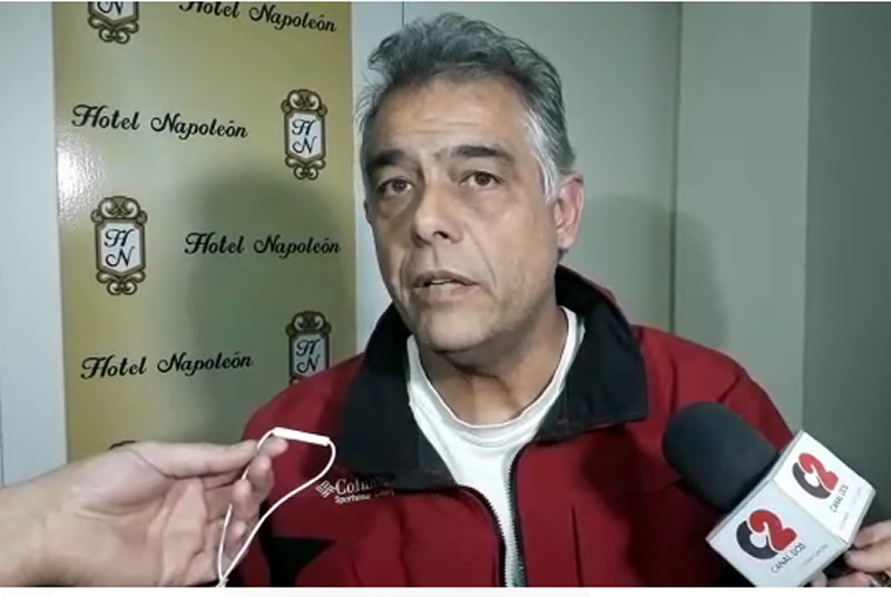 Enrique Brizuela en el bunker de Compromiso Ciudadano