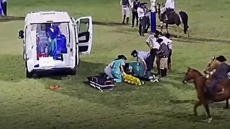 Ambulancia en festival