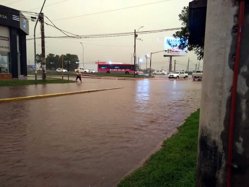 Lluvia torrencial en Jesús María