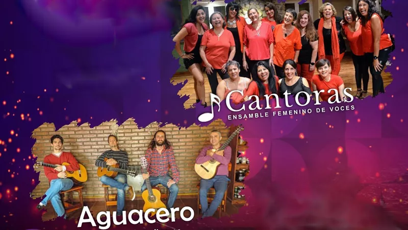 Cantoras y Aguacero