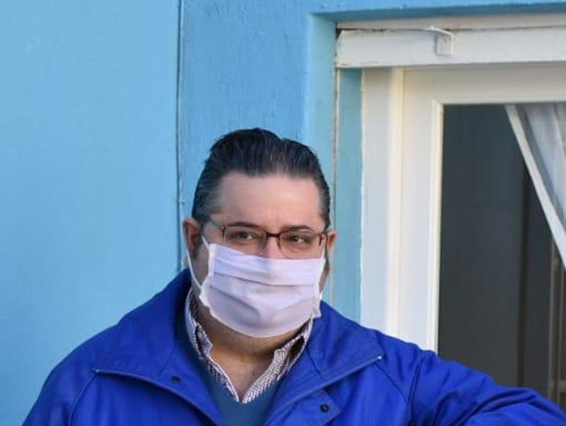 Brandán con barbijo