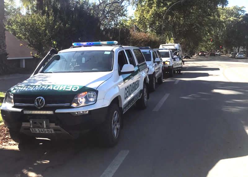 Gendarmería en Colonia Caroya