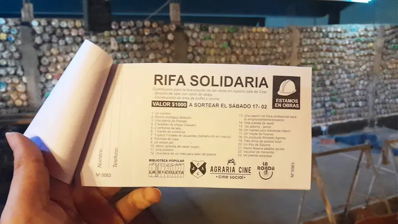 Pared de ecoladrillos