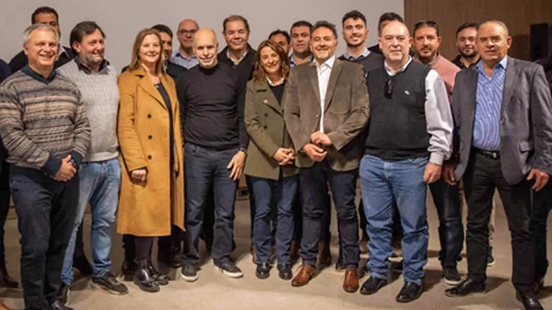 Mariana Díaz con Rodríguez Larreta
