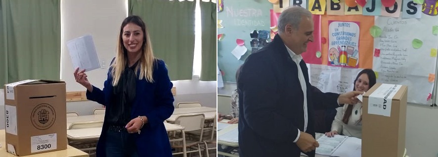 candidatos a intendente votaron