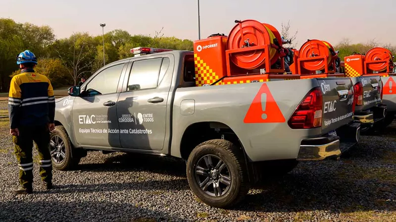 Nuevas camionetas para el ETAC