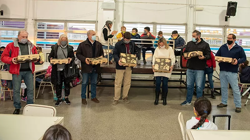 Robots para escuela Pringles