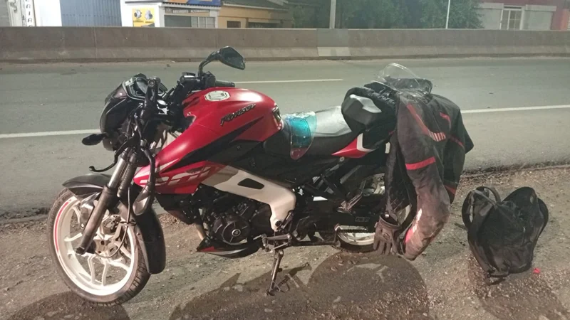 Moto chocada 2