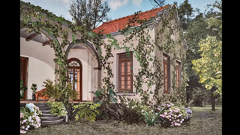 Casa Guyón pintura