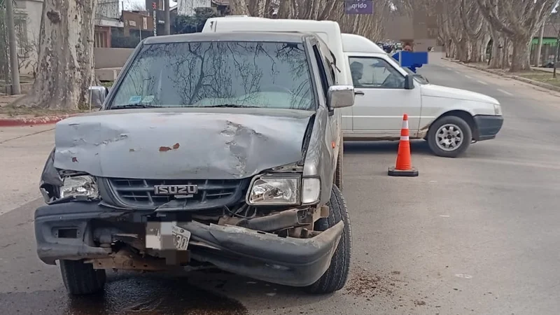 Choque en Av San Martín