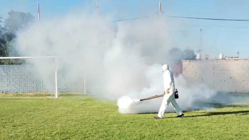 Fumigación de canchas