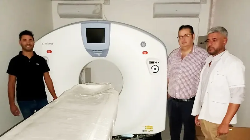 Nuevo tomógrafo Hospital JM